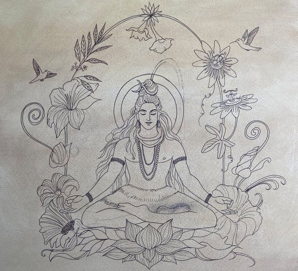 Shiva Mural Entwurf